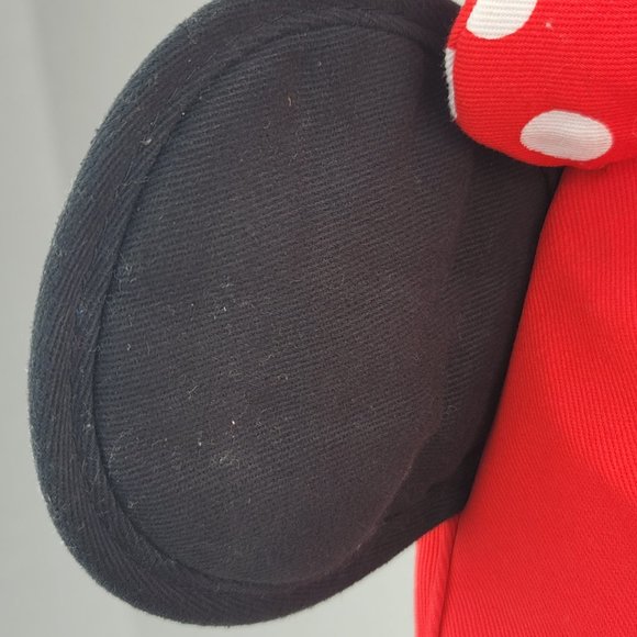 Disney Parks Minnie Mouse Bow Ears Polka Dot Snapback Baseball Cap Youth - Picture 15 of 16